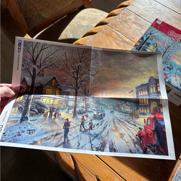 Thomas Kinkade A Christmas Story Puzzle - Picture 3 of 4